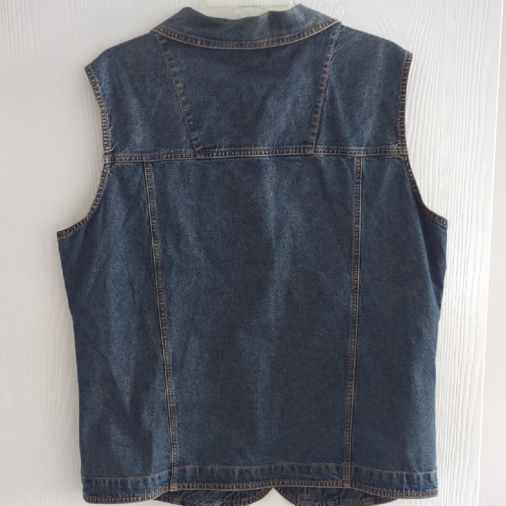 Vintage Bill Blass Denim Vest - Picture 5 of 5